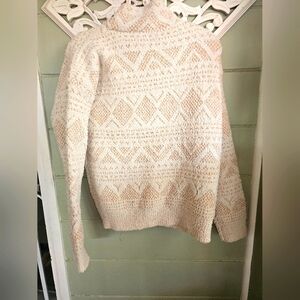 Peaches and Cream Aztec Sweater